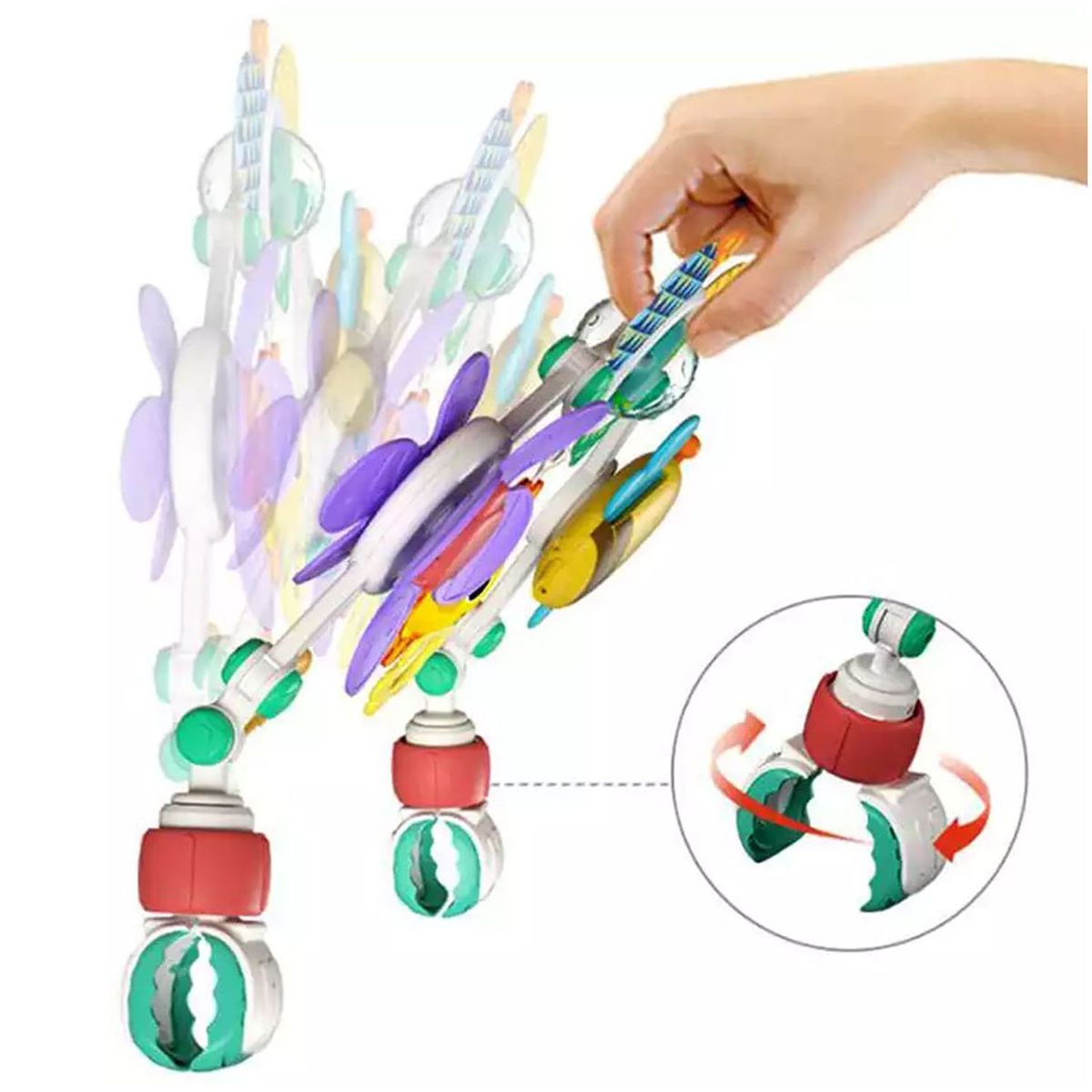 HUANGER - Arco Sonajero con Sonidos y Texturas Multifuncional HE0315