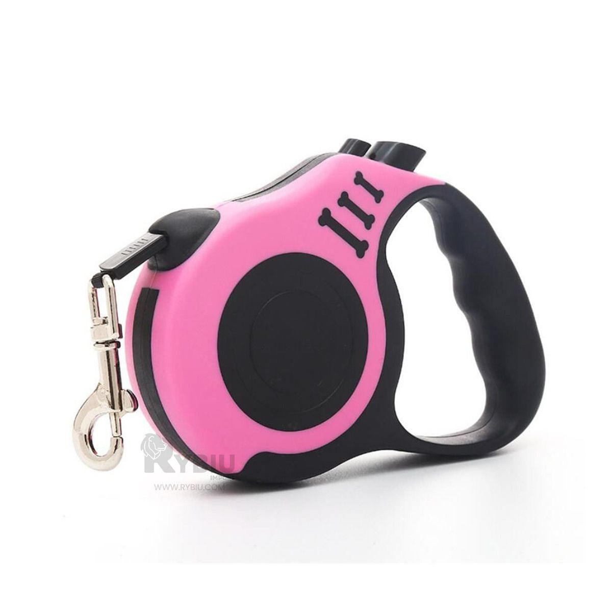 GENERICO - Soga Resistente de Perro de 3m en Rosado Y+Regalo Stickers