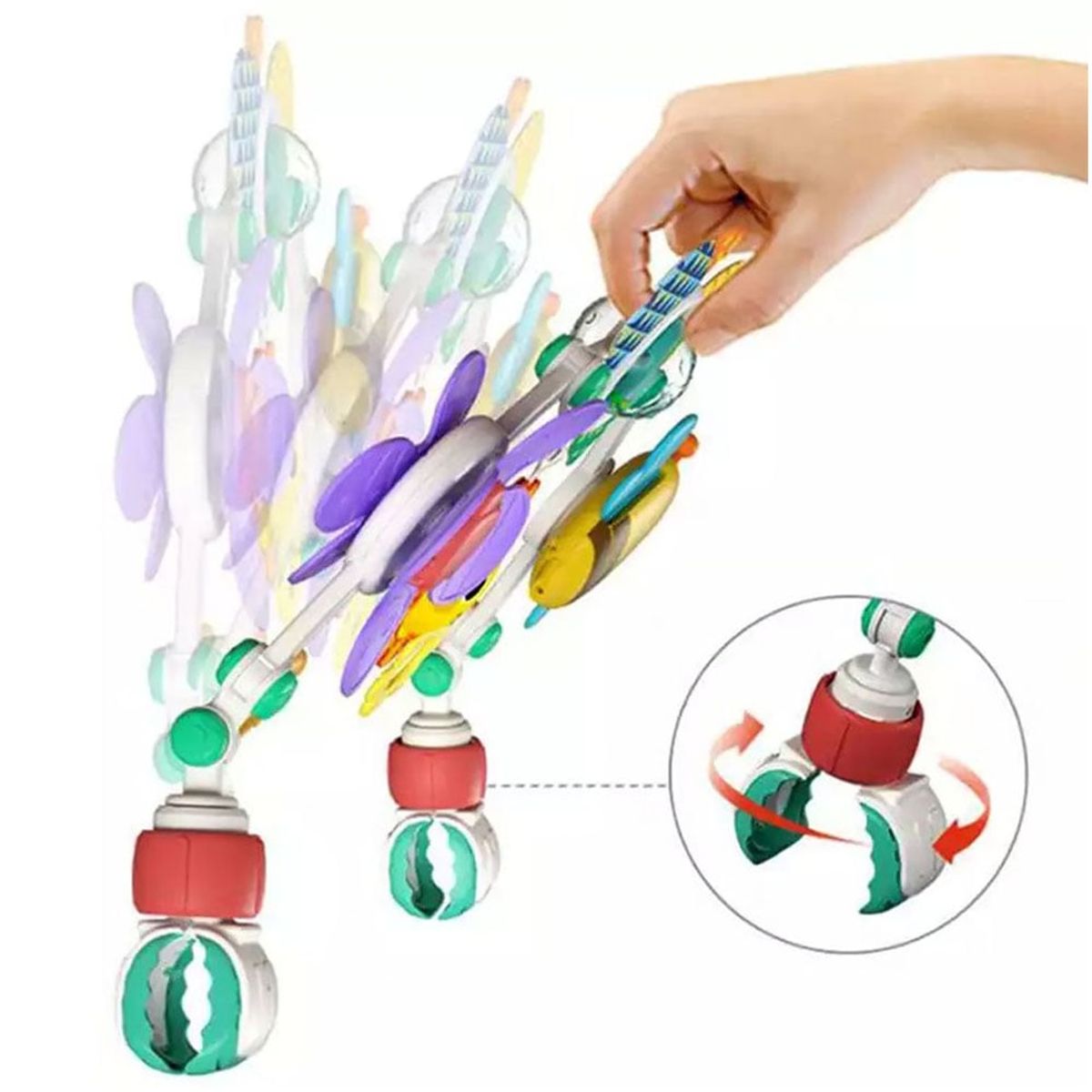 HUANGER - Arco Sonajero con Sonidos y Texturas Multifuncional HE0305