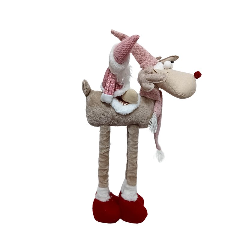 GENERICO - Patilargos Reno con papá Noel