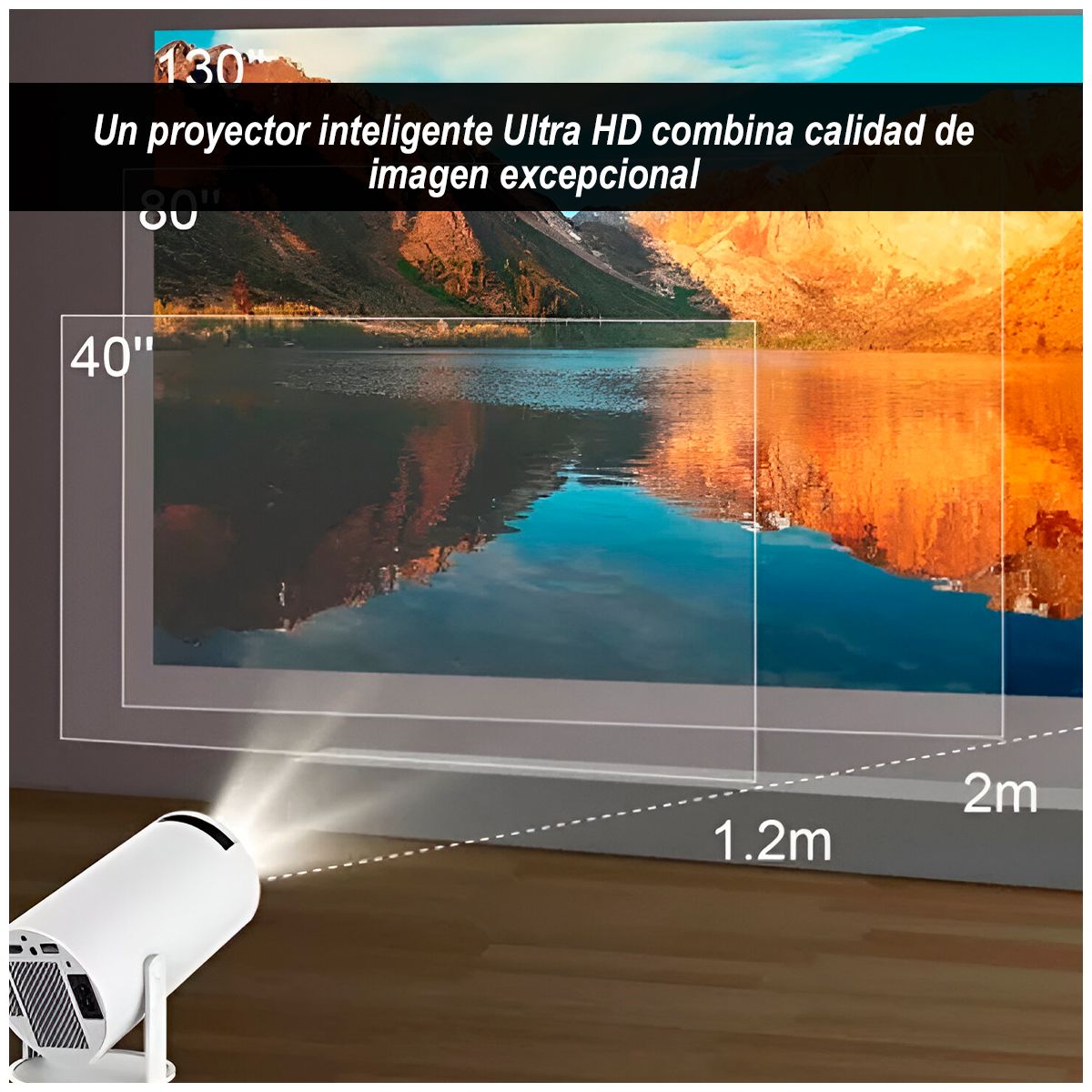 GENERICO - Proyector Android HY300 Pro