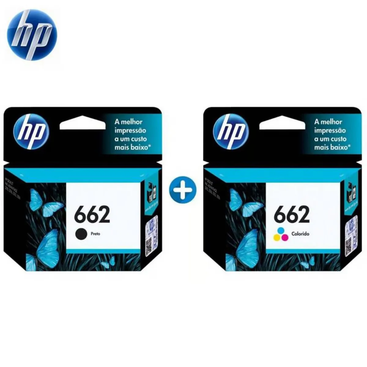 HP - Kit de Tinta HP 662 Tricolor y Negro (CZ104AL-CZ103AL)ORIGINAL