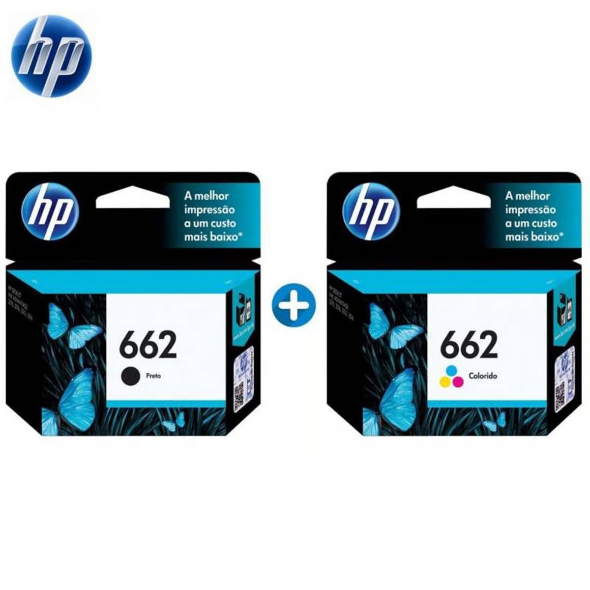 HP - Kit de Tinta HP 662 Tricolor y Negro (CZ104AL-CZ103AL)ORIGINAL