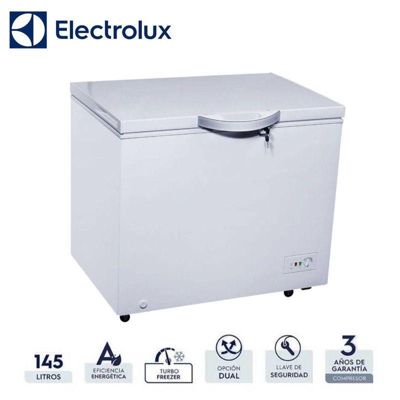 ELECTROLUX - Congelador Electrolux Horizontal Frost 145 Litros EFCC20C2HQW
