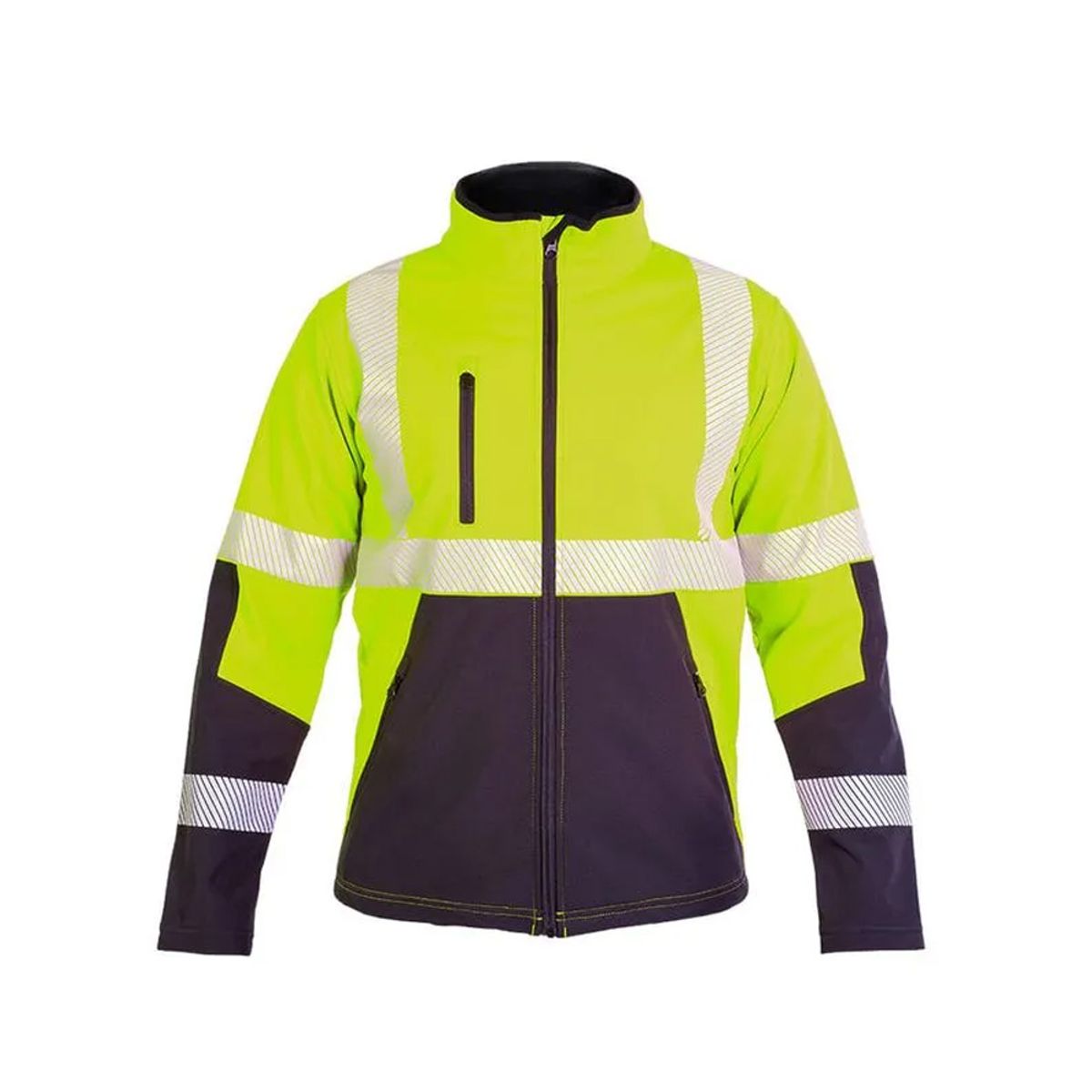 HARDWORK - CHAQUETA SOFTSHELL HW OKLAN AMARILLO FLUOR