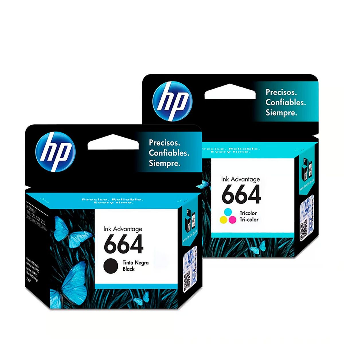 HP - KIT DE CARTUCHO DE TINTA HP 664 NEGRO / COLOR ORIGINAL