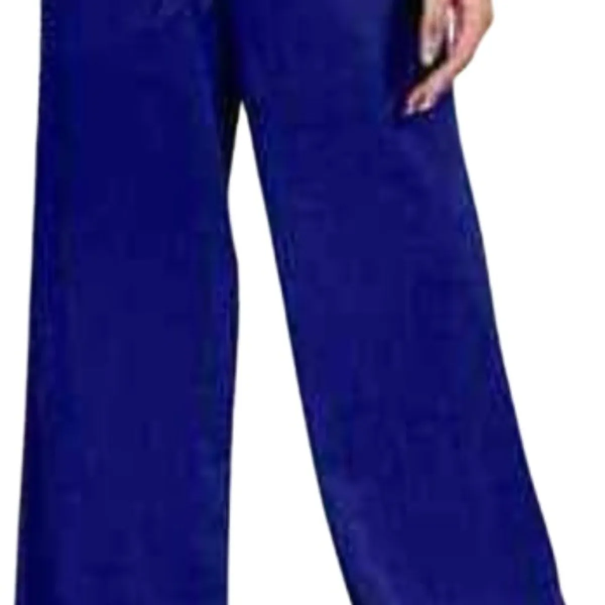 GENERICO - Pantalón palazzo lino para dama