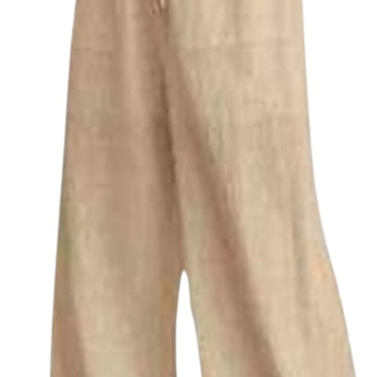 GENERICO - Pantalón palazzo lino para dama