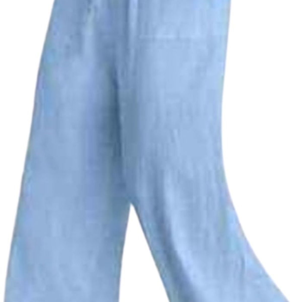 GENERICO - Pantalón palazzo lino para dama