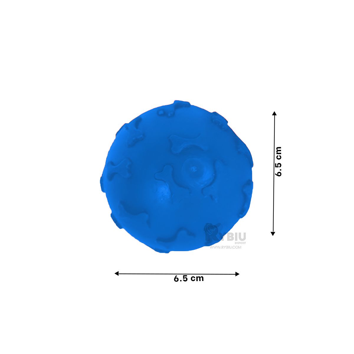 GENERICO - Juguete para Perros en Azul Y+Regalo Ligas para Peinar