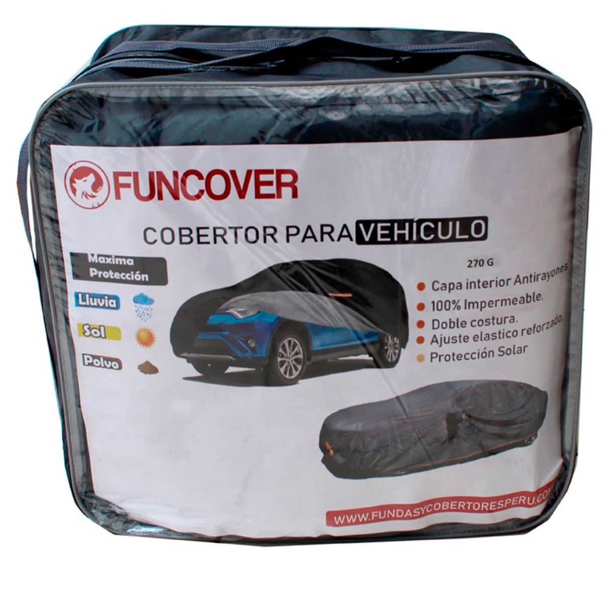 FUNCOVER - Cobertor Camioneta AUDI Q2 Funda Impermeable