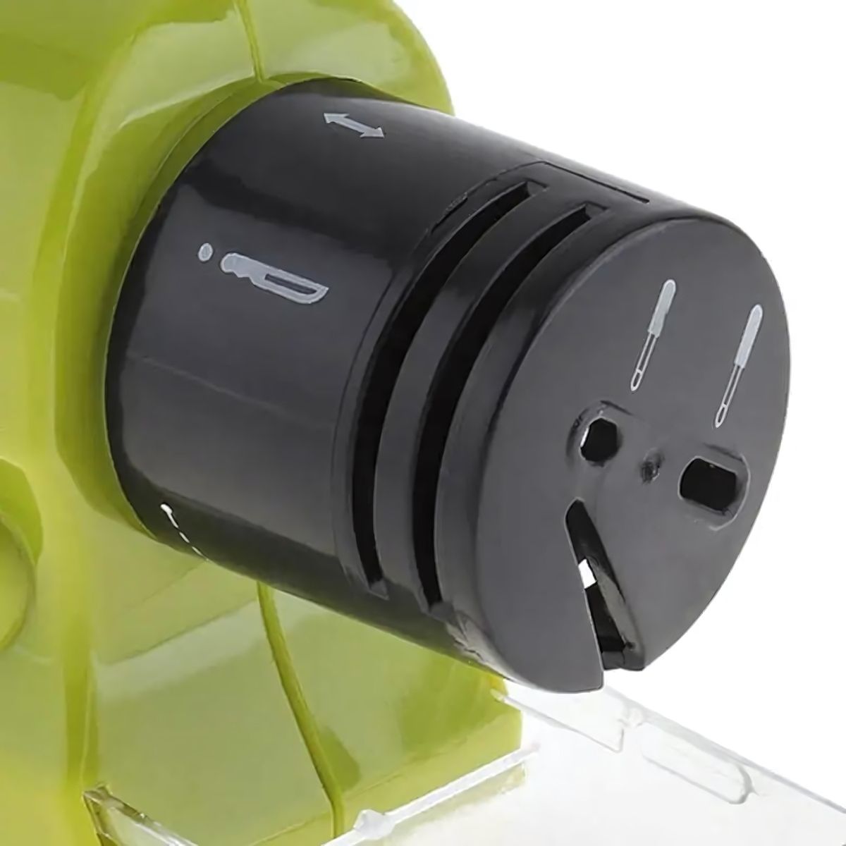 GENERICO - Afilador de cuchillo inalambrico con disco esmeril giratorio