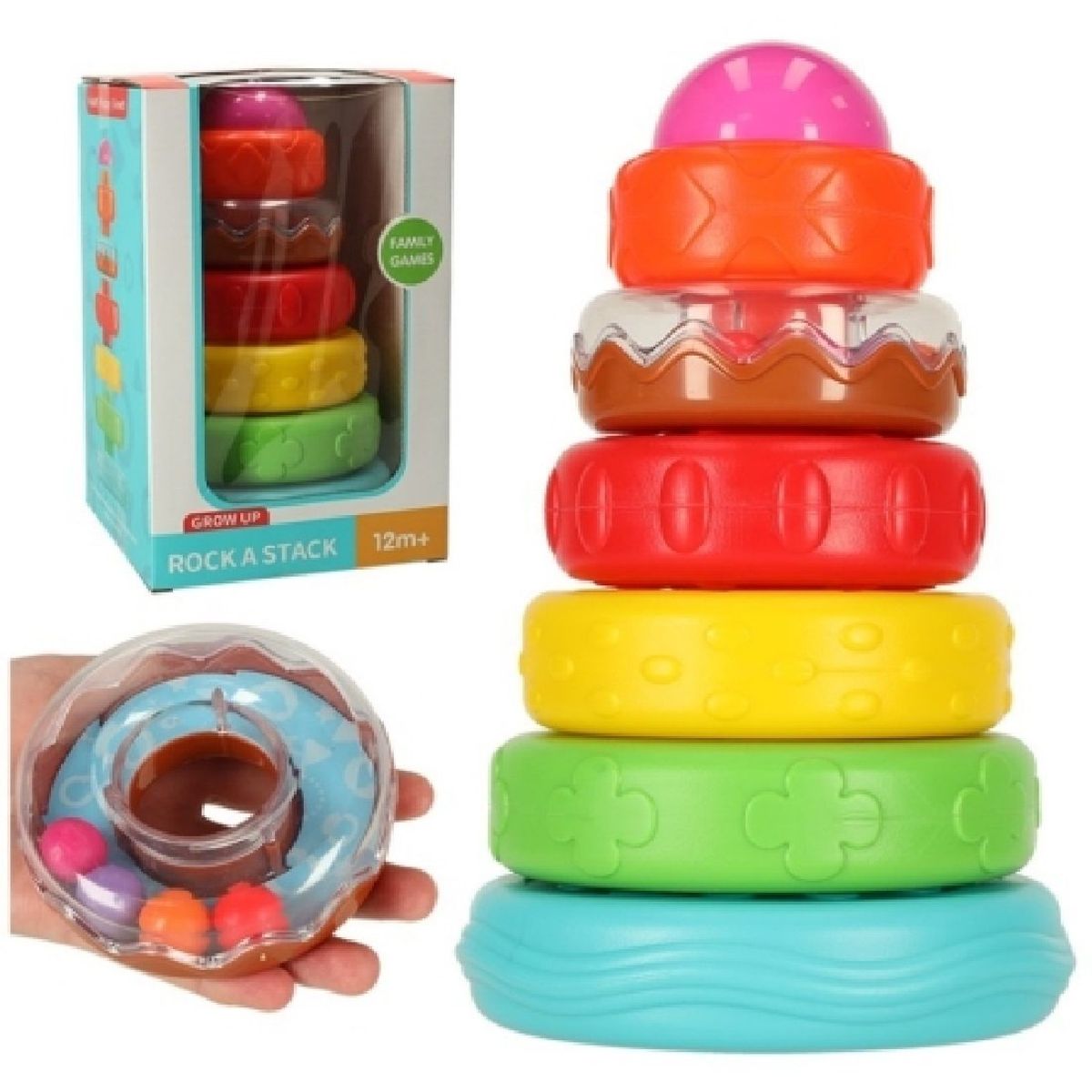 GENERICO - Didáctico Sensorial de Aros Apilables