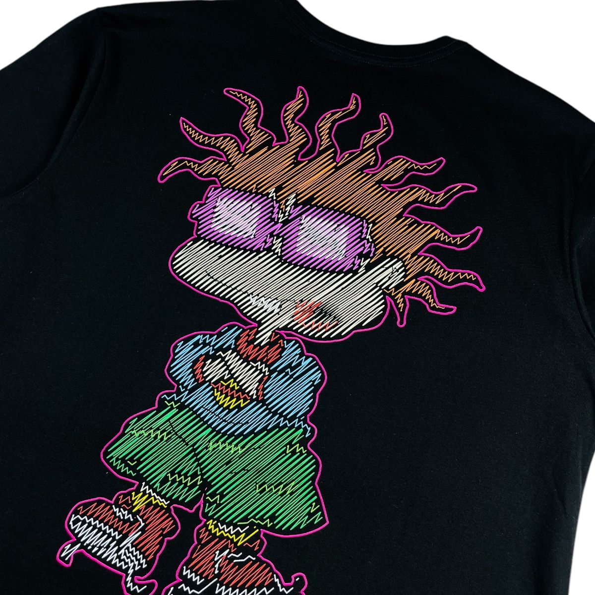 NICKELODEON - POLO HOMBRE RUGRATS NEGRO