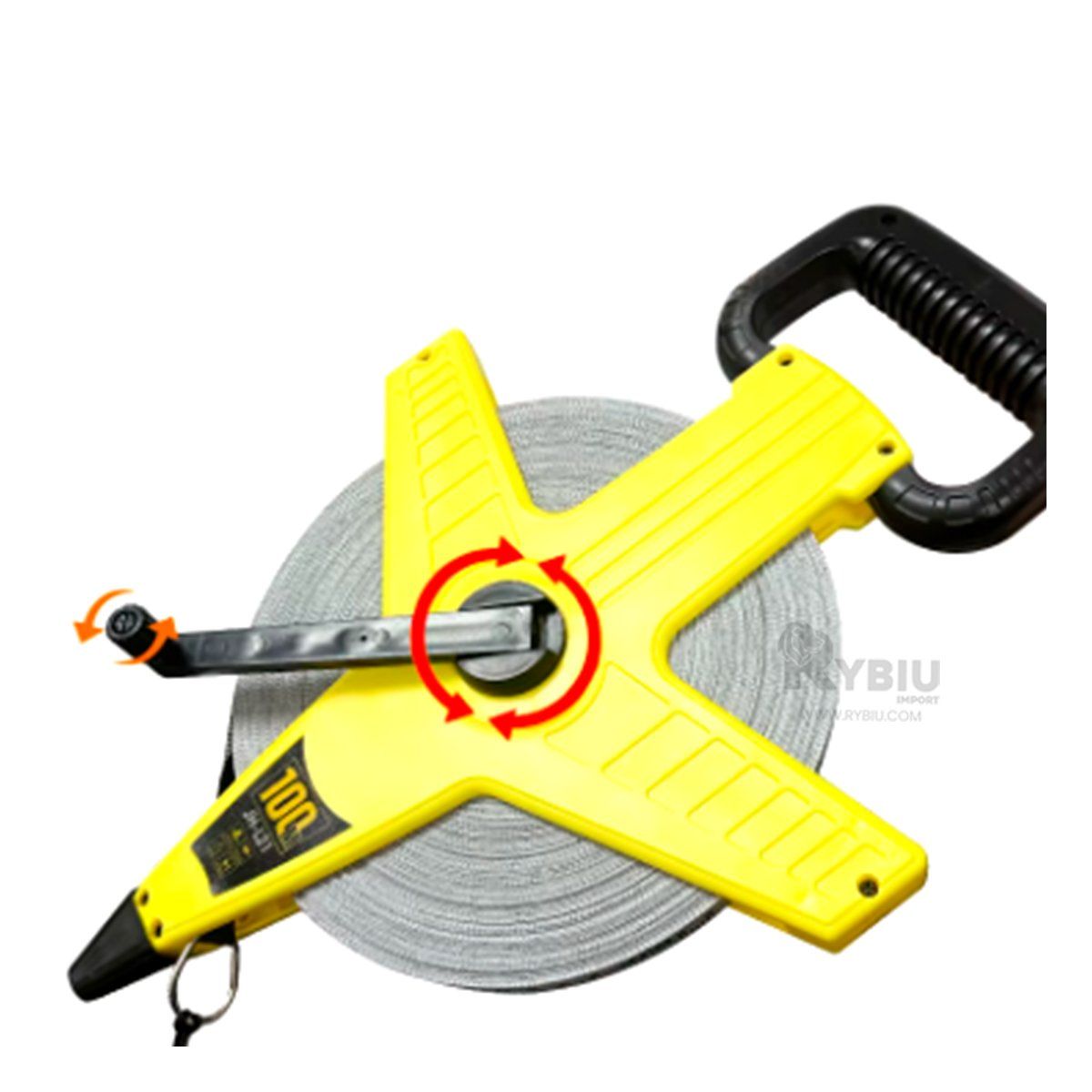 RYBIU IMPORT - Enrollador Automatico Practico en Amarillo Y+Gift MiniAgenda