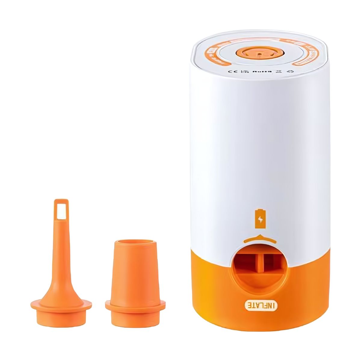 GENERICO - Bomba portátil para inflado y desinflado a pilas 25 W