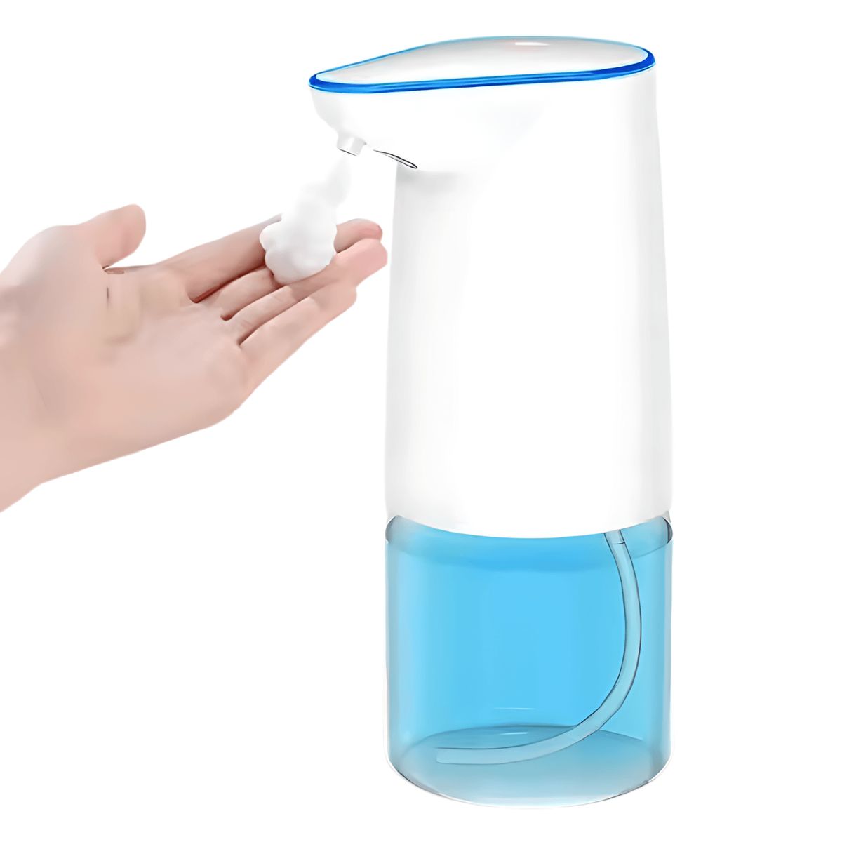 GENERICO - Dispensador de 500 ml recargable automático de jabón líquido en espuma