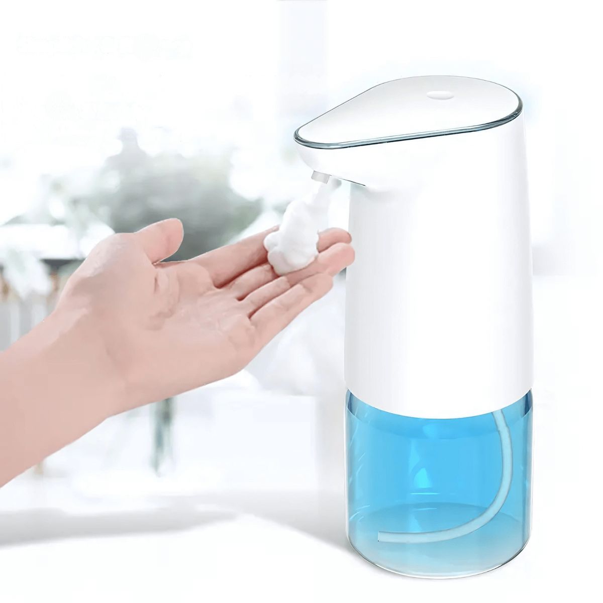 GENERICO - Dispensador de 500 ml recargable automático de jabón líquido en espuma