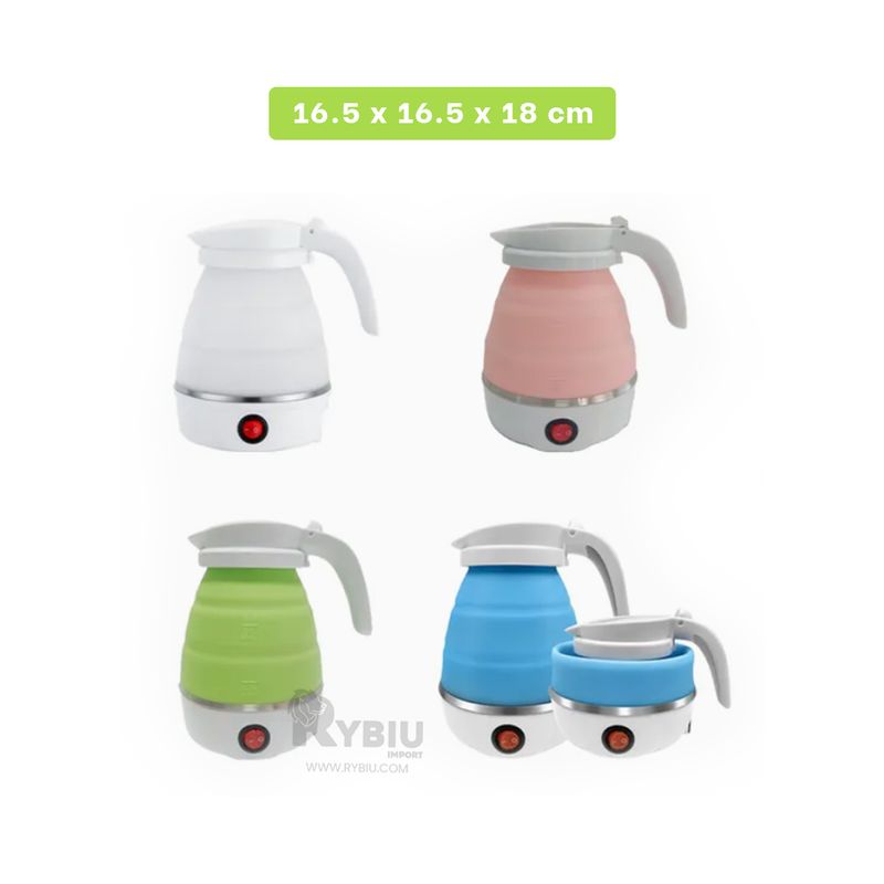 RYBIU IMPORT - Maquina Calentamiento de Agua 600ml Verde Y+Ligas de Regalo