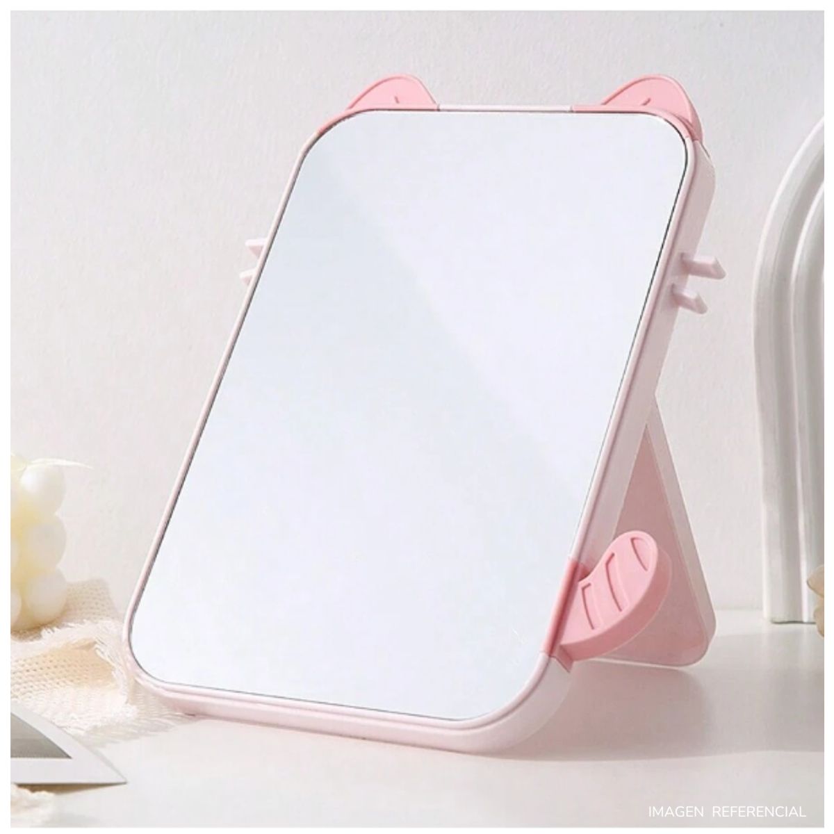 INSPIRA MARKET - Espejo Tocador con Orejas de Gato