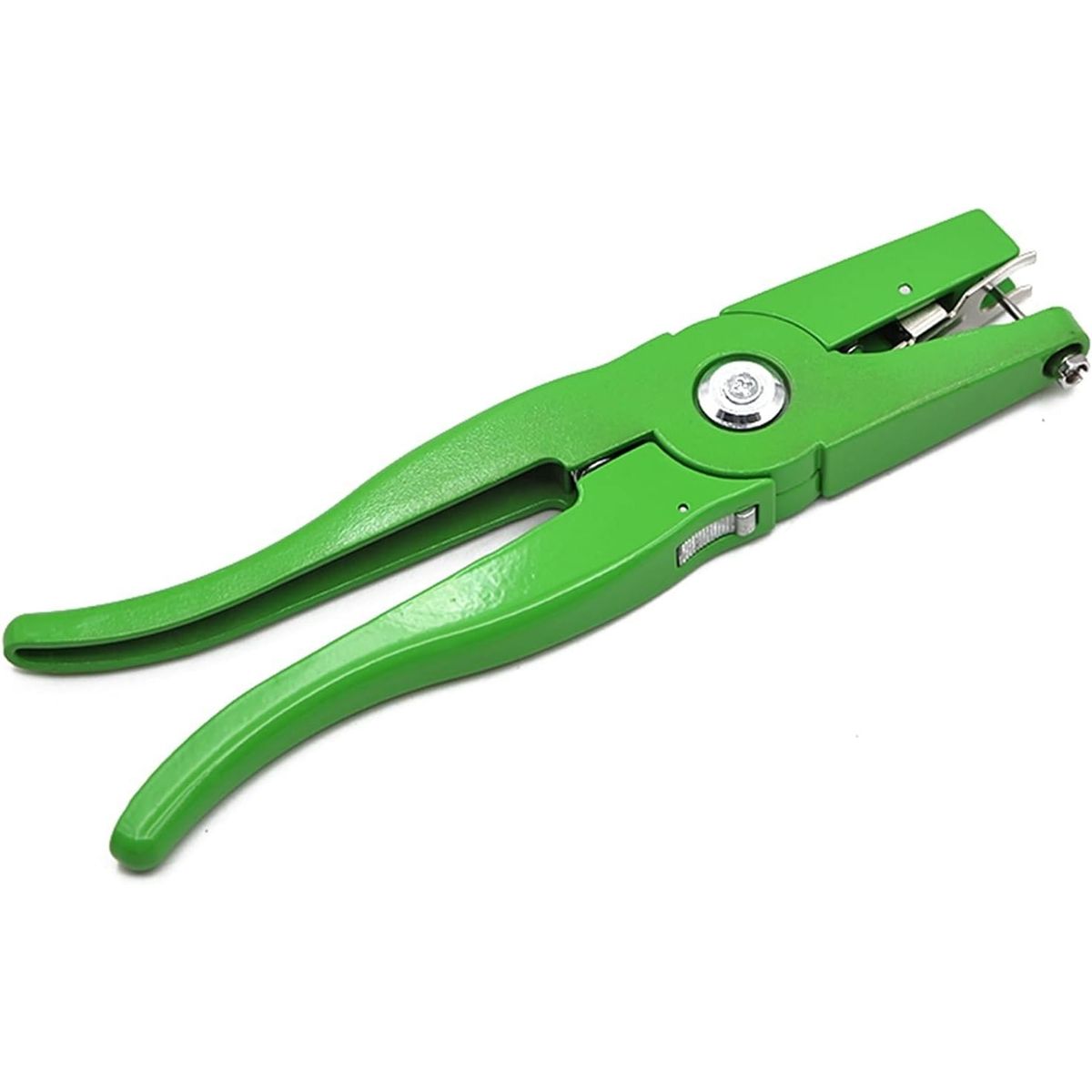 GENERICO - ALICATE ARETADOR VERDE PARA CUY AVE GALLINA POLLO