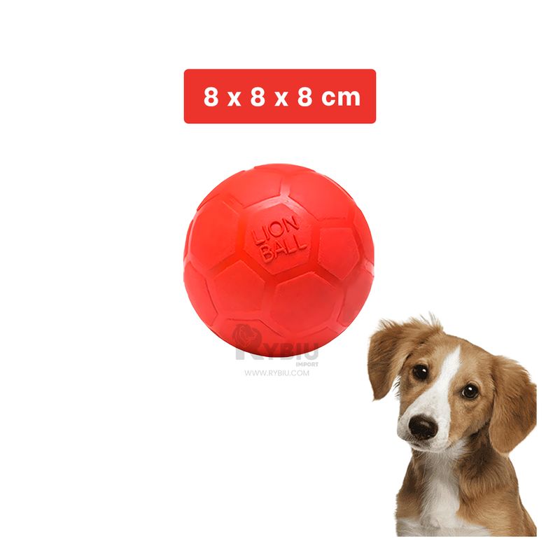 RYBIU IMPORT - Balon Bonito para Juegos Rojo Y+Regalo Ligas para Peinar