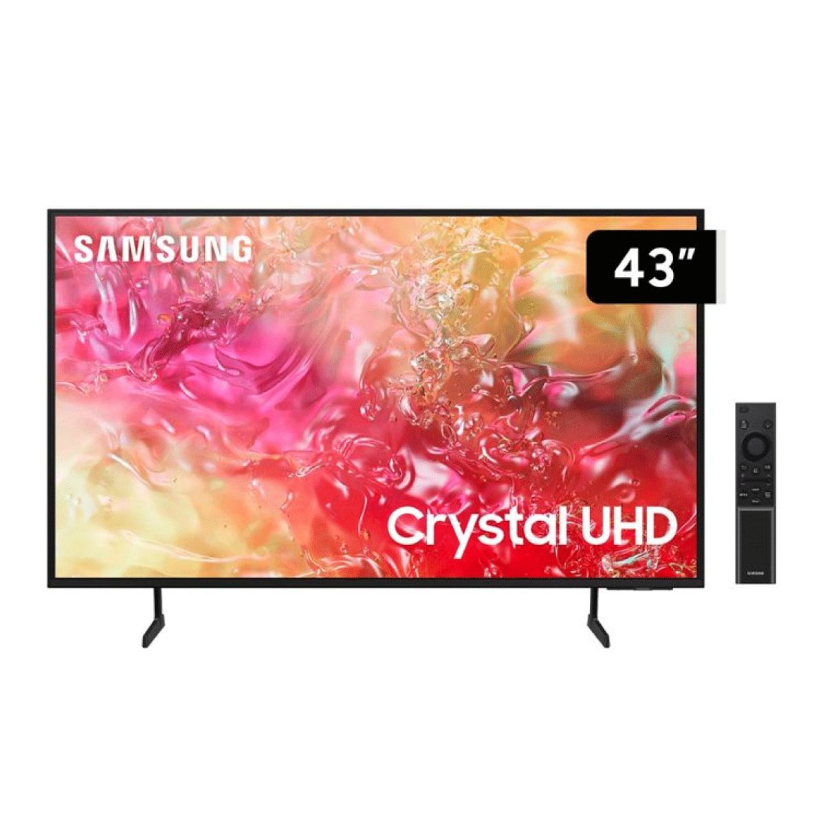 SAMSUNG - Televisor Samsung UN43DU7000GXPE de 43 Pulg. Crystal Smart TV Tizen UHD 4K