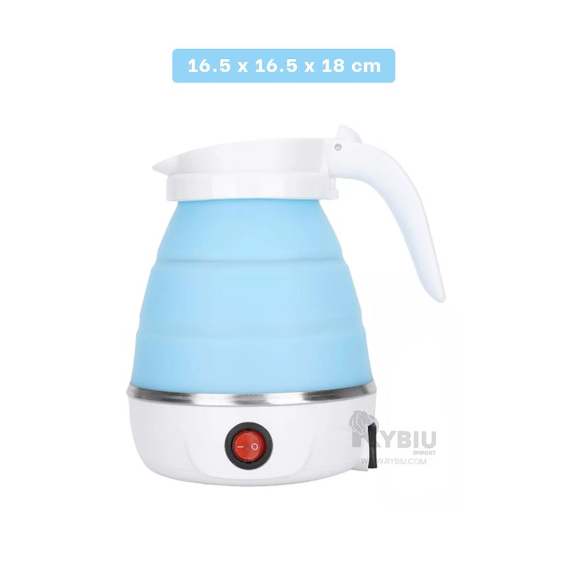 RYBIU IMPORT - Maquina Calentador de Agua 600ml Celeste Y+Ligas de Regalo