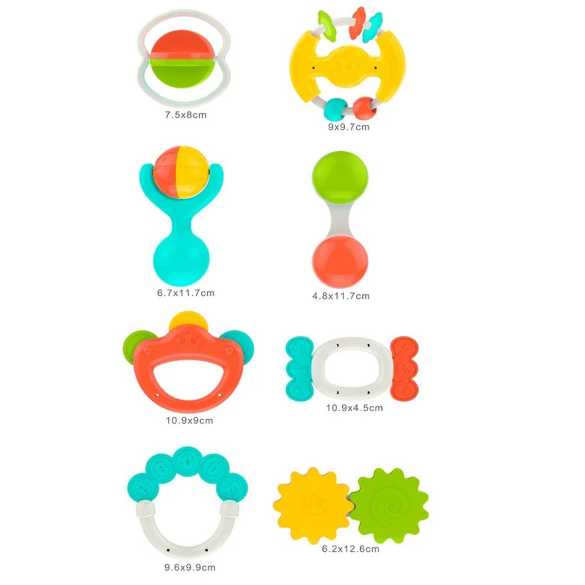 GENERICO - Sonajas Pack de 8 HE0150