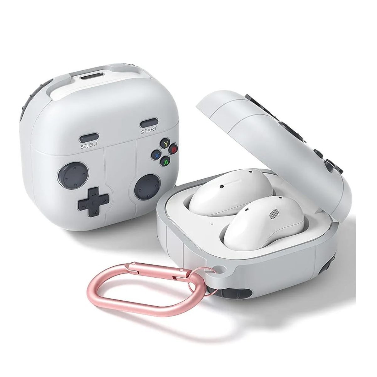 GENERICO - Case Estuche Funda para Galaxy buds 2  Diseño Blanco