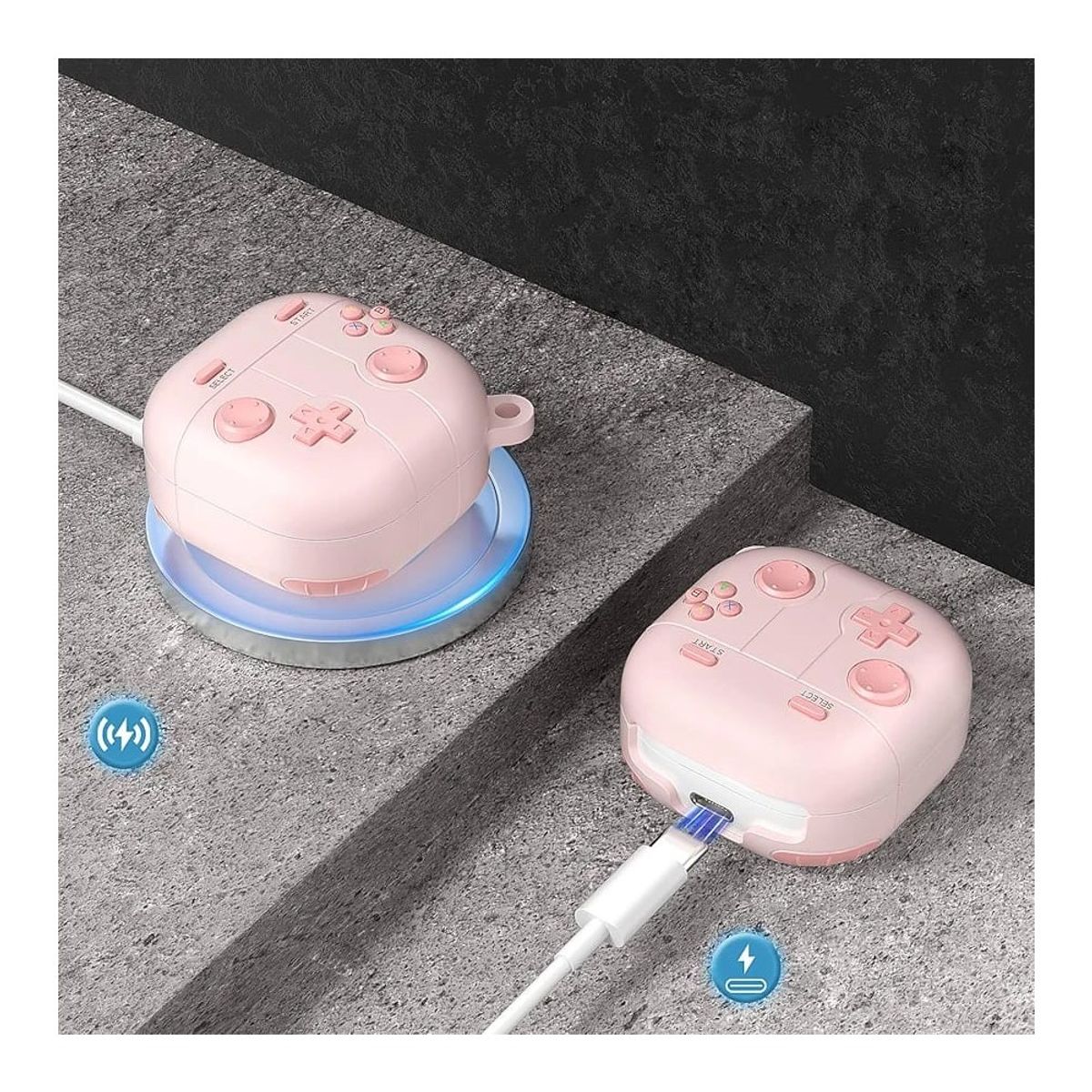 GENERICO - Case Estuche Funda para Galaxy buds 2 Pro  Diseño Rosa