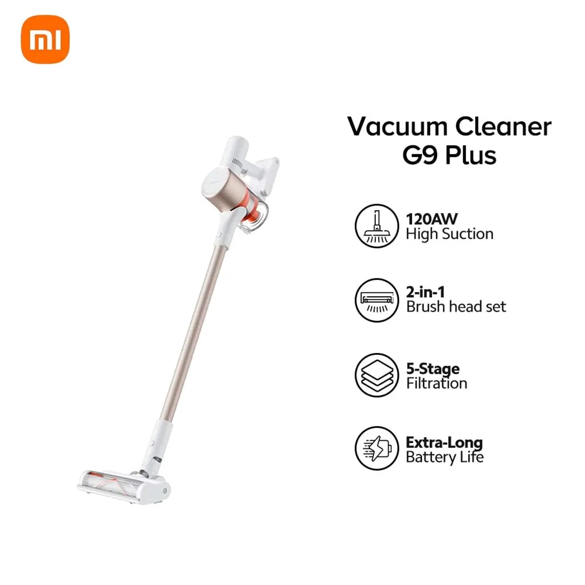 XIAOMI - ASPIRADORA  INALAMBRICA G9 PLUS XIAOMI VACUUM CLEANER