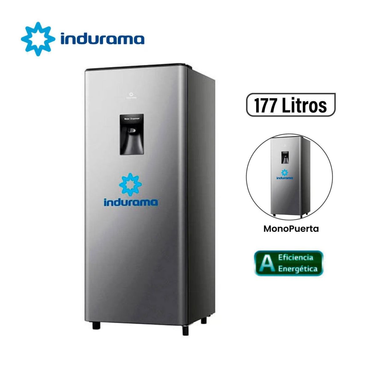 INDURAMA - Refrigeradora Indurama Auto Frost 177LT RI-289D
