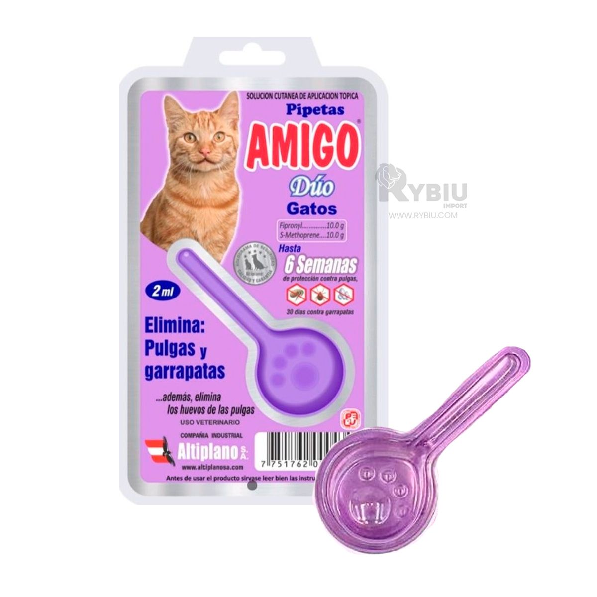 GENERICO - Pipeta para Tratamiento en Color Morado Y+Regalo Agendita