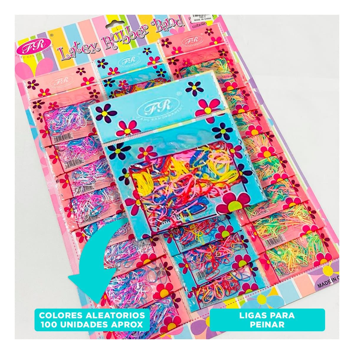 GENERICO - Peine Facil Uso en Fucsia Talla M Y+Regalo Ligas para Peinar