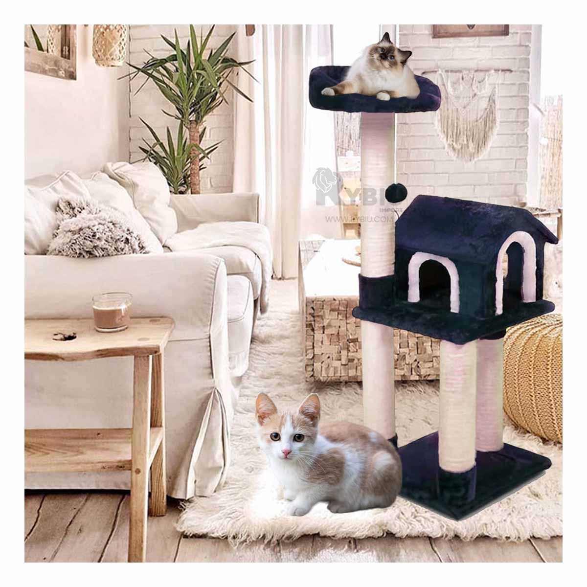 GENERICO - Gimnasio Atractivo y Util para Michis Azul Y+Regalo Stickers