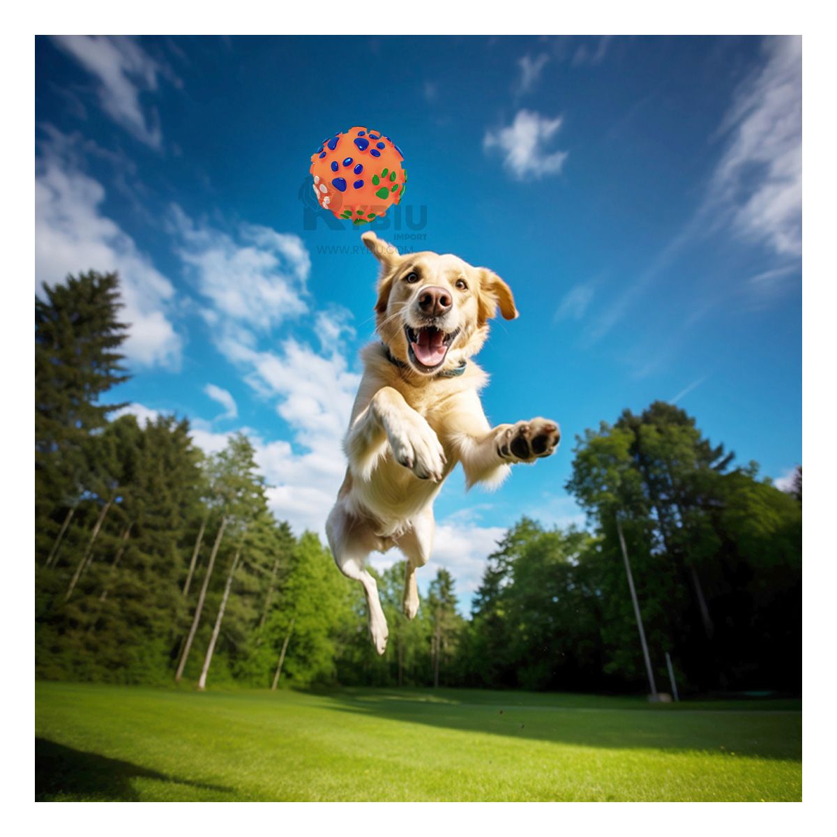 GENERICO - Pelota Antiestres Anaranjado Y+Regalo Stickers