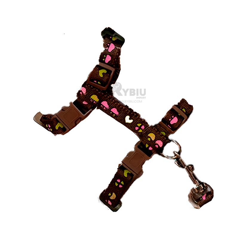 RYBIU IMPORT - Arnes para Conejo de Paseo Delgado de Color Marron