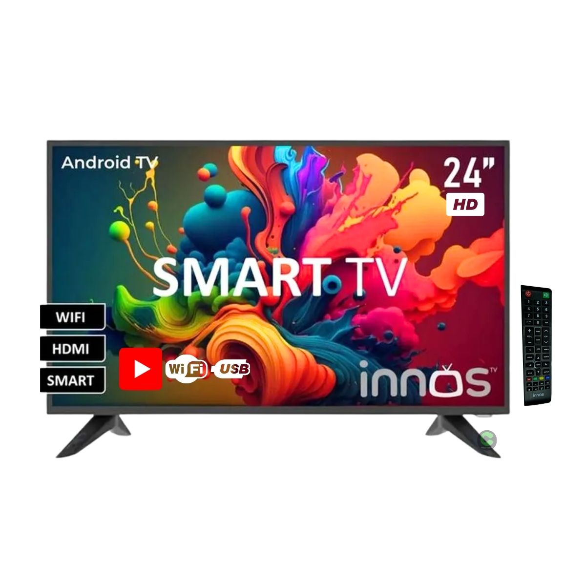 GENERICO - Televisor Smart TV LED INNOS 24 HD Android S2402KU