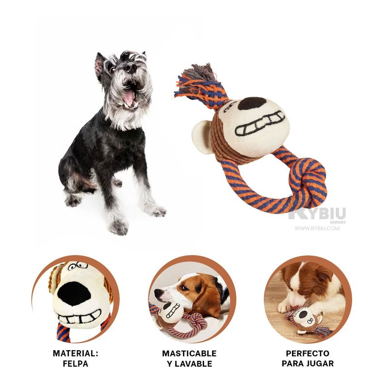 RYBIU IMPORT - Muñeco Divertido en Modelo Mono Y+Banderitas adhesivas