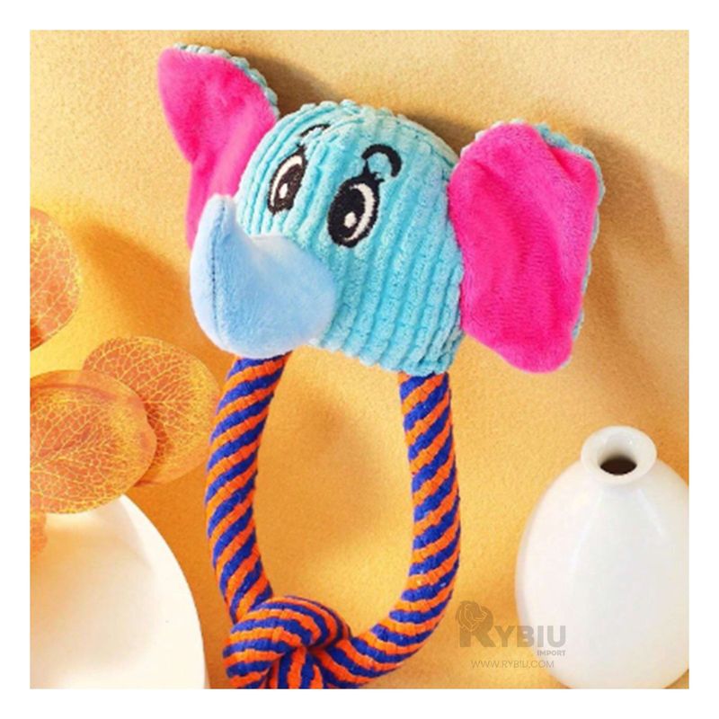 RYBIU IMPORT - Peluche Antiestres en Modelo Elefante Y+Papel de Regalo