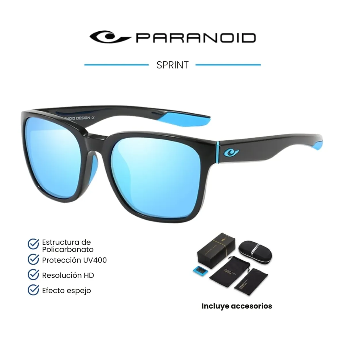 GENERICO - Lentes de Sol PARANOID  Sprint - Polarizados UV400