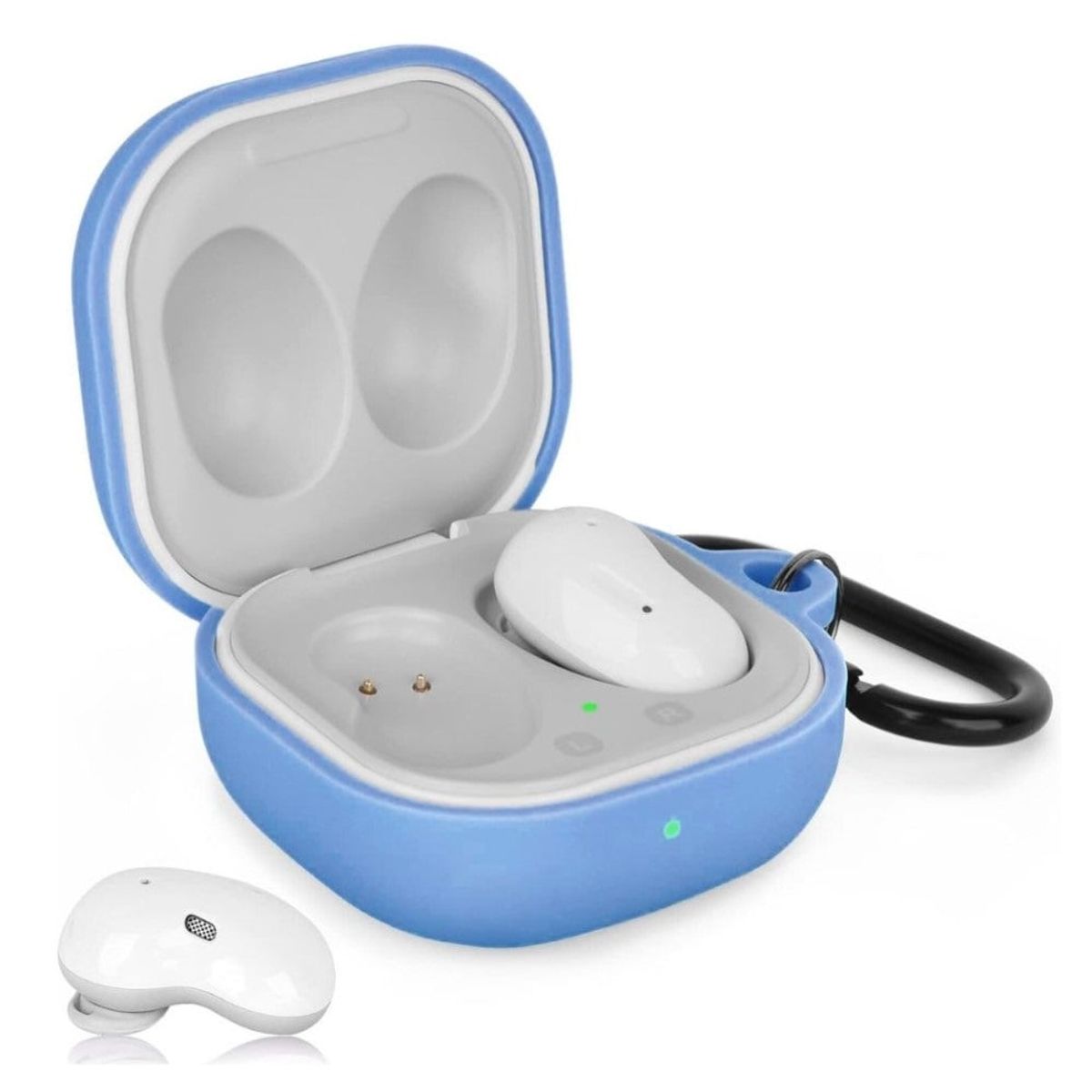 GENERICO - Case Estuche Funda para Galaxy buds 2  Silicona Azul Claro