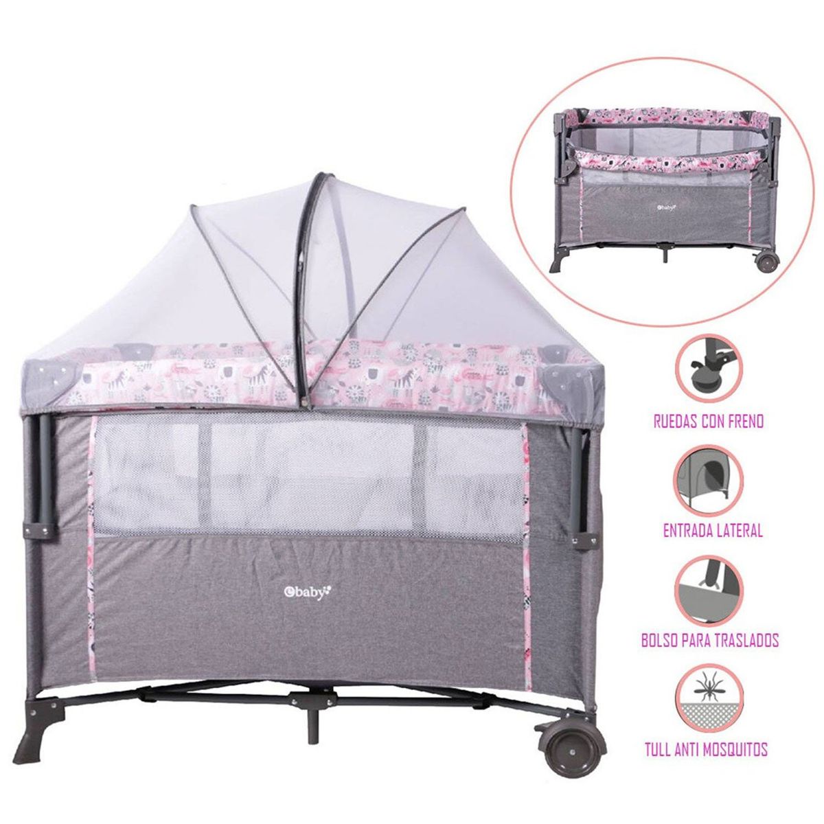 EBABY - Cuna Colecho Nala EB751RS