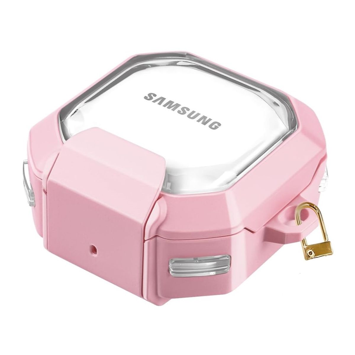 GENERICO - Case Estuche Funda para Galaxy buds Fe  TPU Rosa