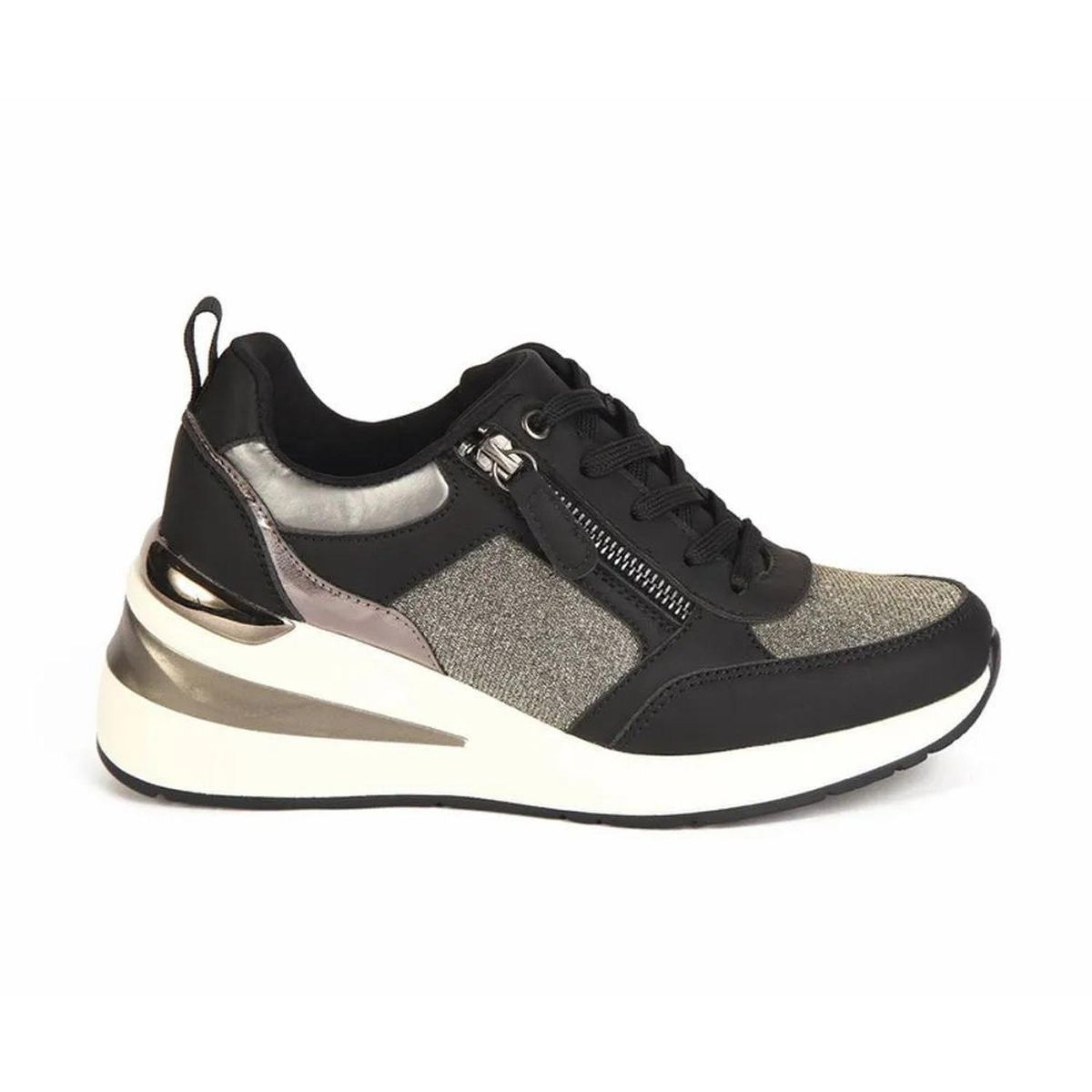 STHEF - ZAPATILLA MUJER STHEF CASUAL NEGRO 7812