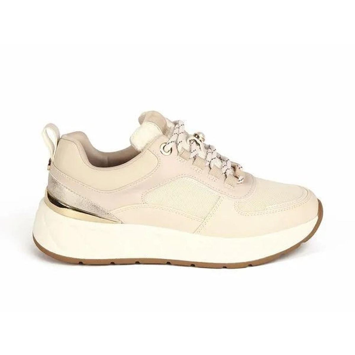 STHEF - ZAPATILLA MUJER STHEF CASUAL CREMA 7788