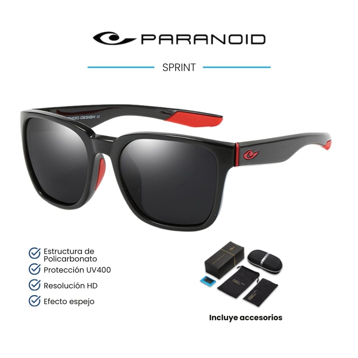 GENERICO - Lentes de Sol PARANOID  Sprint - Polarizados UV400