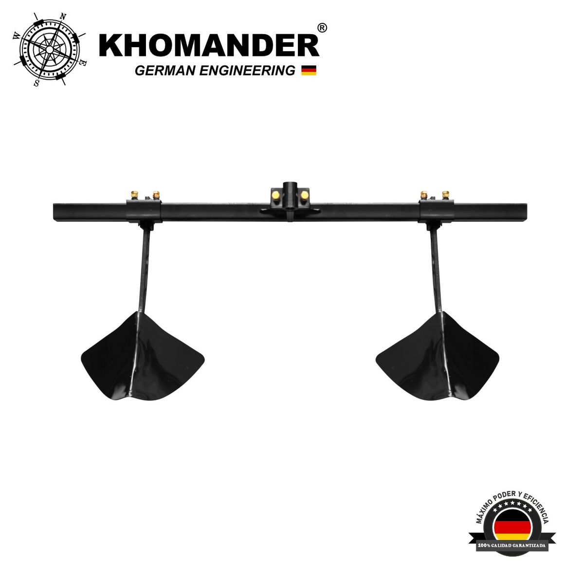 KHOMANDER - DOBLE SURCADOR PARA MOTOCULTOR - KHOMANDER