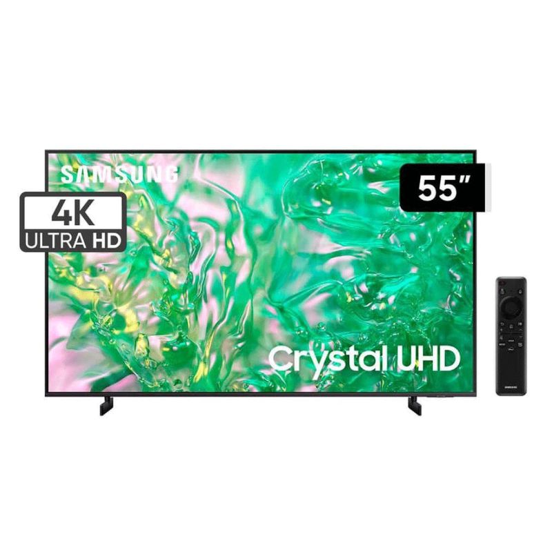 SAMSUNG - Televisor Samsung UN55DU8000GXPE de 55 Pulg. Smart Tv Crystal UHD 4K